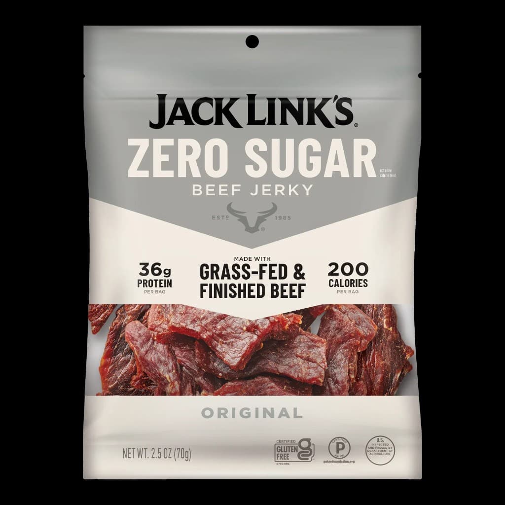Zero Sugar Beef Jerky - Original front packaging