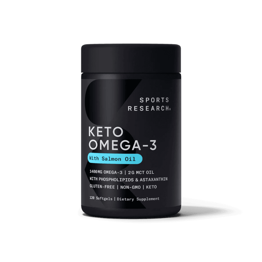 Keto Omega-3 Softgels Sports Research Corporation