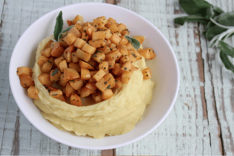 Sweet Potato Puree With Apples and Sage