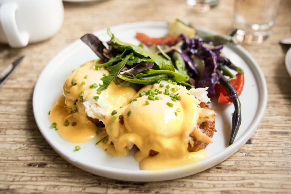 Mikey's Muffins review and Crab Eggs Benedict Recipe